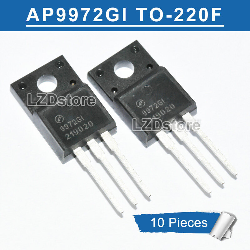 10pcs 9972GI TO-220F AP9972GI-HF AP9972GI 9972G1 9927CI 9927C1 TO220F N-channel 60V/35A MOSFET ทรานซ