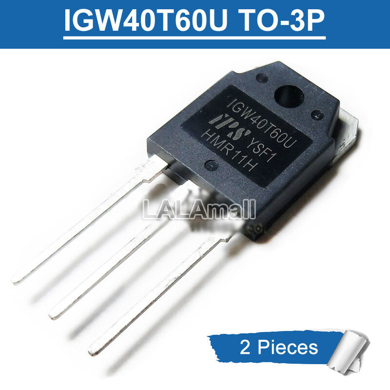2pcs IGW40T60U TO-3P IGW 40T60U 40T60 1GW40T60U TO3P 40A/600V IGBT ทรานซิสเตอร์ใหม่เดิม