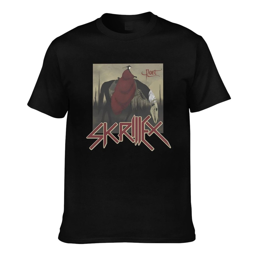 ดีพิมพ์ Skrillex Quest สําหรับ Fire Dj เพลงอิเล็กทรอนิกส์ Dubstep Fred Again Drum เสื้อยืดแฟชั่น Men