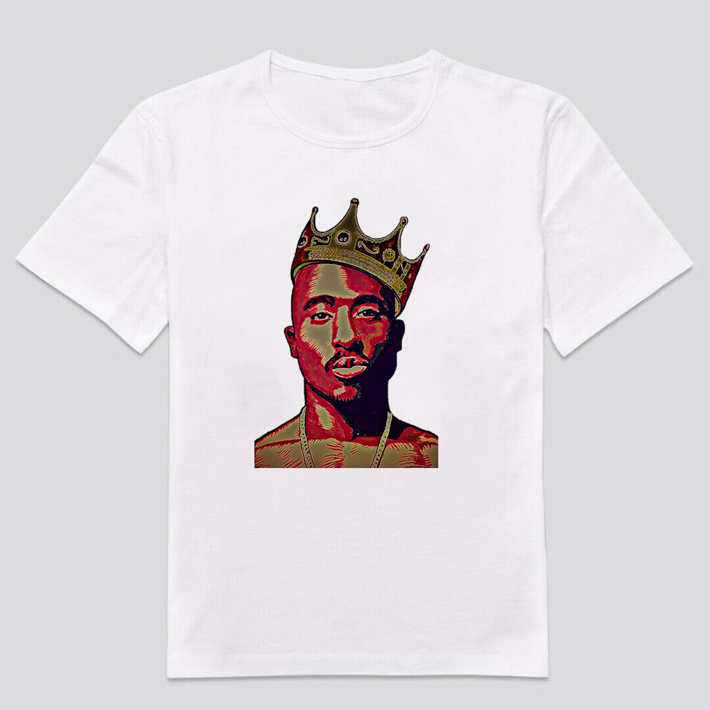 เสื้อยืดที่กําหนดเอง Tupac Shakur 2Pac Rapper Music Hip Hop R&B Vintage Tee Artist