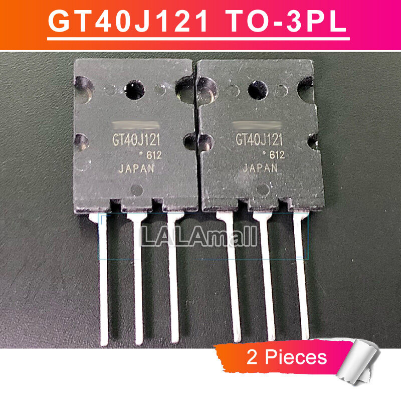 2pcs GT40J121 TO-3P TO3PL 40J121 TO3P TO3PL 40A/600V N-Channel IGBT ใหม่เดิม