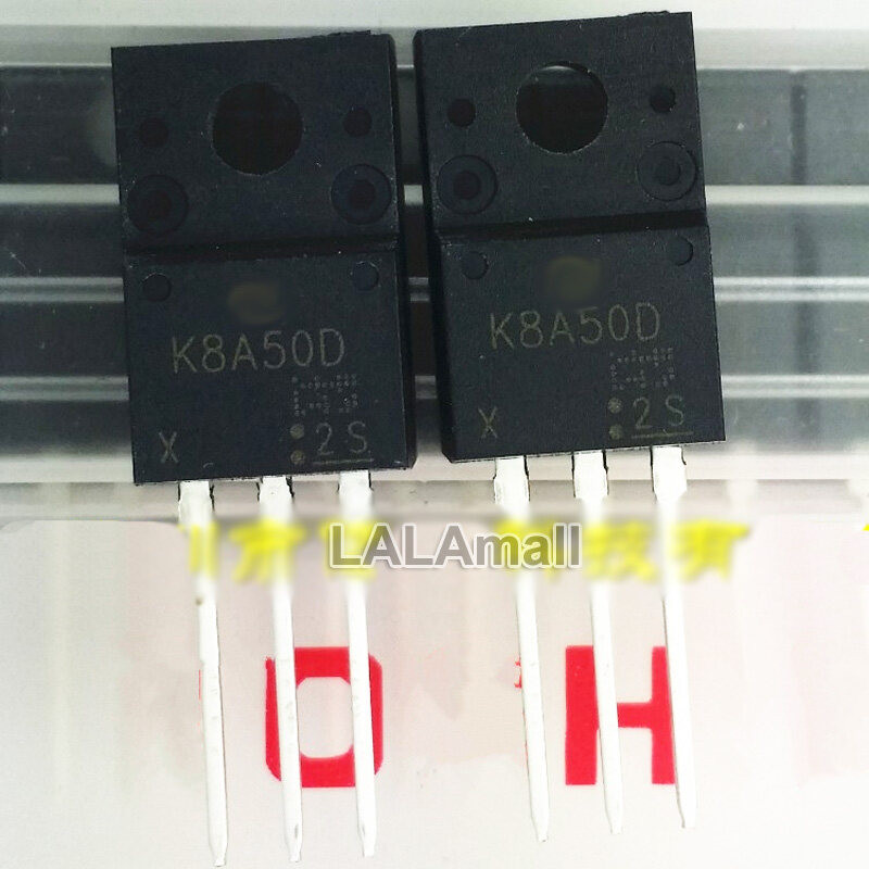5pcs K8A50D TO-220F TK8A50D TO220F 8A/500V MOSFET ทรานซิสเตอร์ใหม่ IC