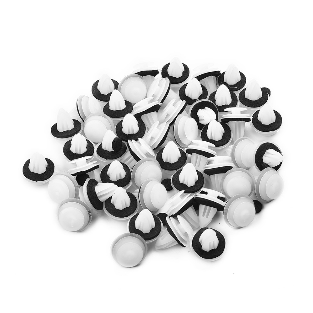 POWDERS50pcs คลิปประตูรถสําหรับ MAZDA CX-5 CX5 CX-7 สําหรับ MAZDA 3 6 2 ATENZA Axela