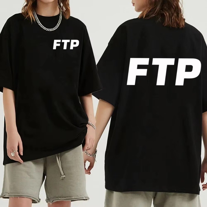 2025 ฤดูร้อนเสื้อผ้าผู้ชาย Suicideboy Ftp เสื้อยืดผู้ชายและผู้หญิง Harajuku Rap Harajuku เพลง O-คอ S