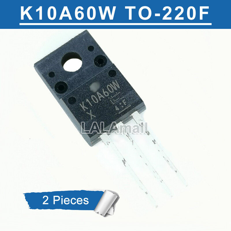 2pcs K10A60W TO-220F TK10A60W 10A60 10A60W TO-220 600V 9.7A N-channel FET ใหม่เดิม