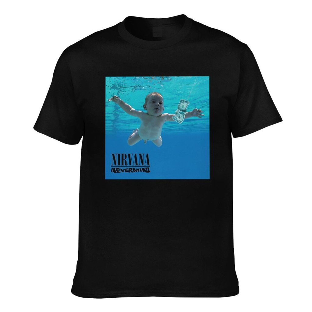 เสื้อยืดคอปกชาย สไตล์ใหม่ จากอัลบัม Nirvana Nevermind