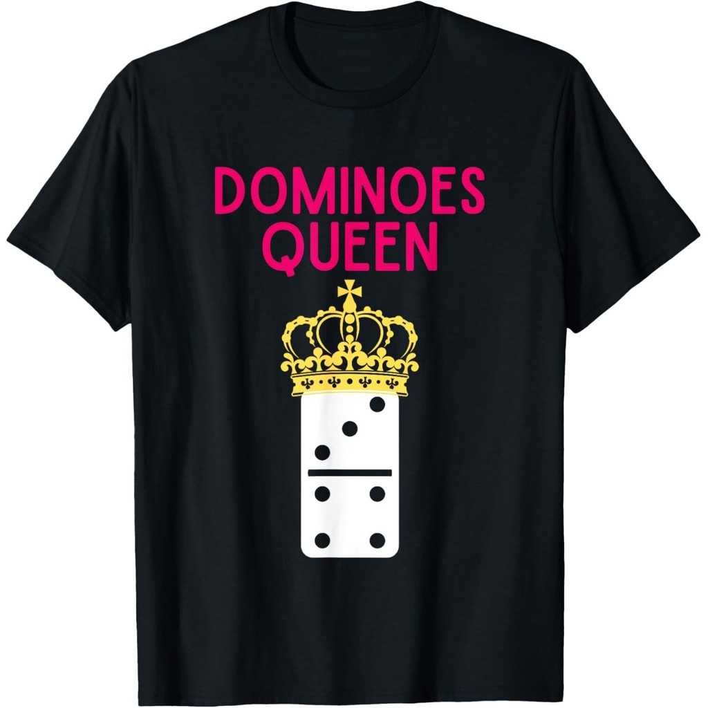 Dominoes Queen Funny Dominoes Player Dominoes Queen T-Shirt Mans