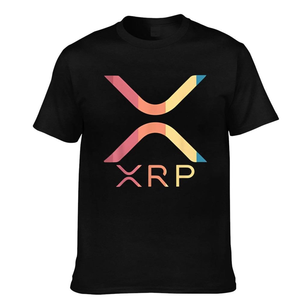 Good พิมพ์ Xrp Crypto Cryptocurrency Ripple Xrp Moon Xrp เหรียญแฟชั่นเสื้อยืดบุรุษ