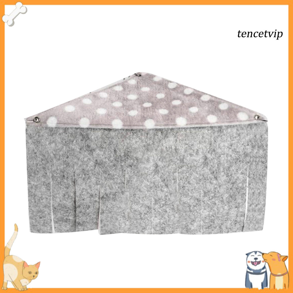[vip] Hamster Dodge House Tassel Tent Hammock Corner Nest Accessories Pet Supplies