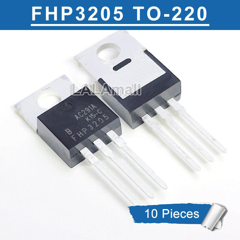 10pcs FHP3205 TO-220 FHP 3205 TO220 55V/110A MOSFET ทรานซิสเตอร์ใหม่ IC