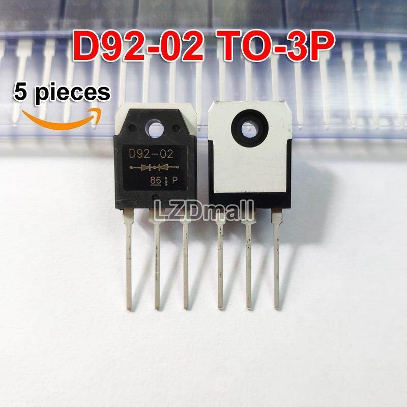5pcs D92-02 TO-3P ESAD92-02 ESAD92 TO3P 20A/200V Fast Recovery Diode ใหม่เดิม