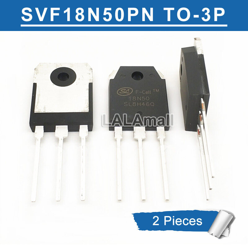 2pcs 18N50 TO-3P SVF18N50PN SL18N50 TO3P 18A 500V N-Channel Power MOSFET ทรานซิสเตอร์ใหม่เดิม