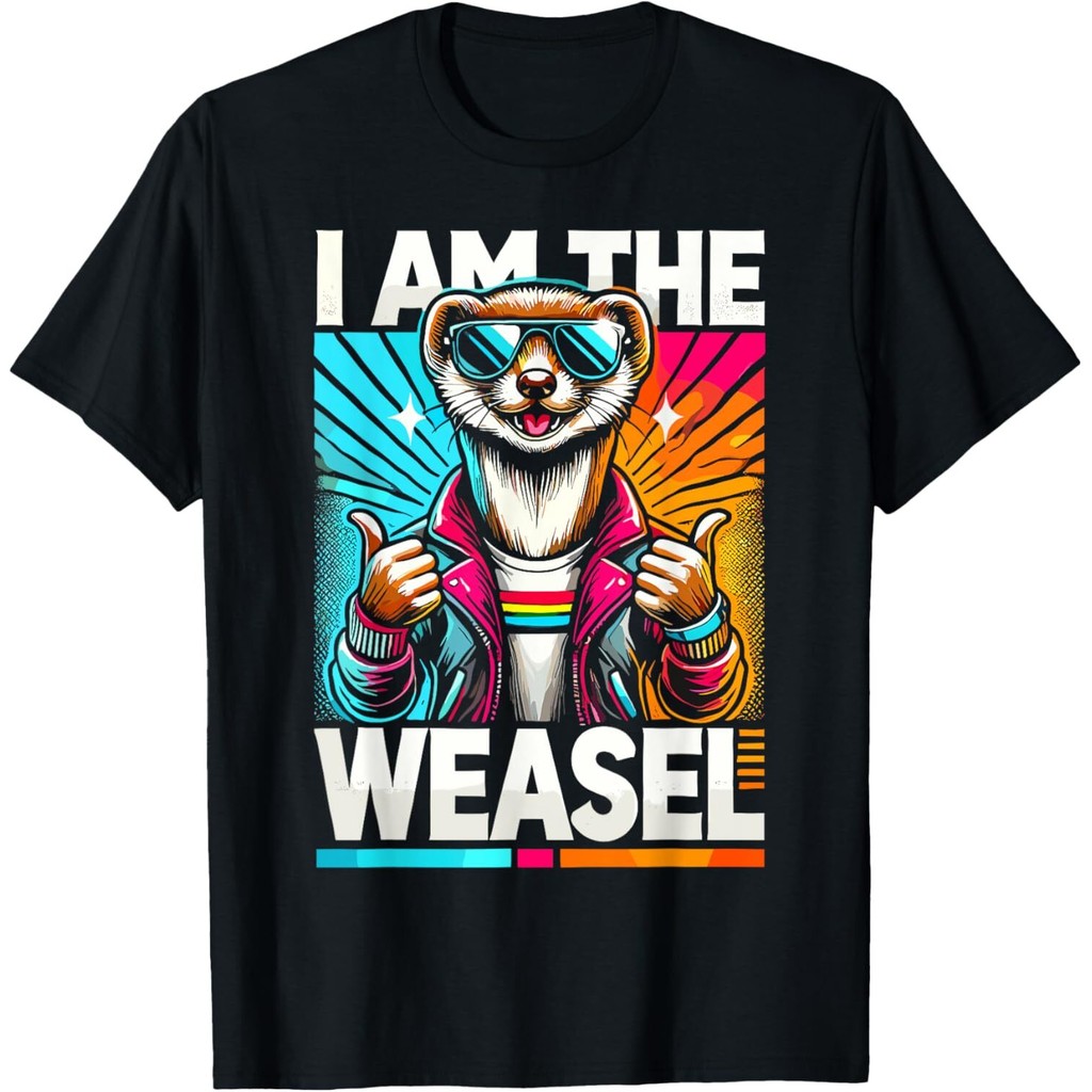 I Am The Weasel T-Shirt Mans Funny Weasel T-Shirt Mans