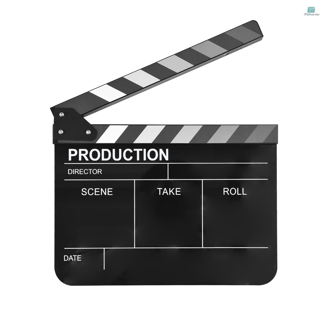 อะคริลิค Clapperboard ฟิล์ม Clapboard ภาพยนตร์ Directors Slate ตัด Action ฉาก Clapper board ฟิล์ม Sl