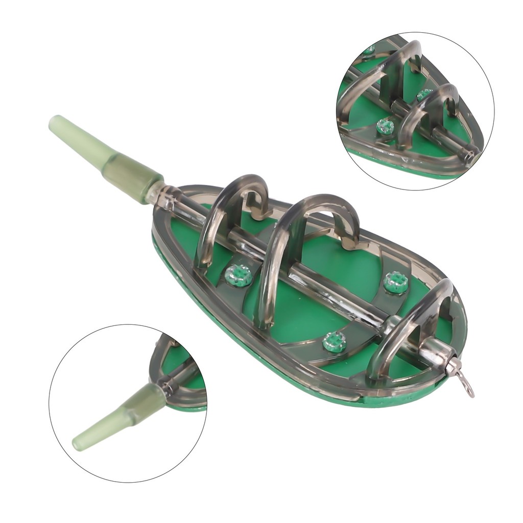 [YAFEXHM-HOT] 20~100g Inline Method Feeder หรือ Mould สําหรับปลาคาร์พตกปลา Tackle เครื่องมือวิธี Fee