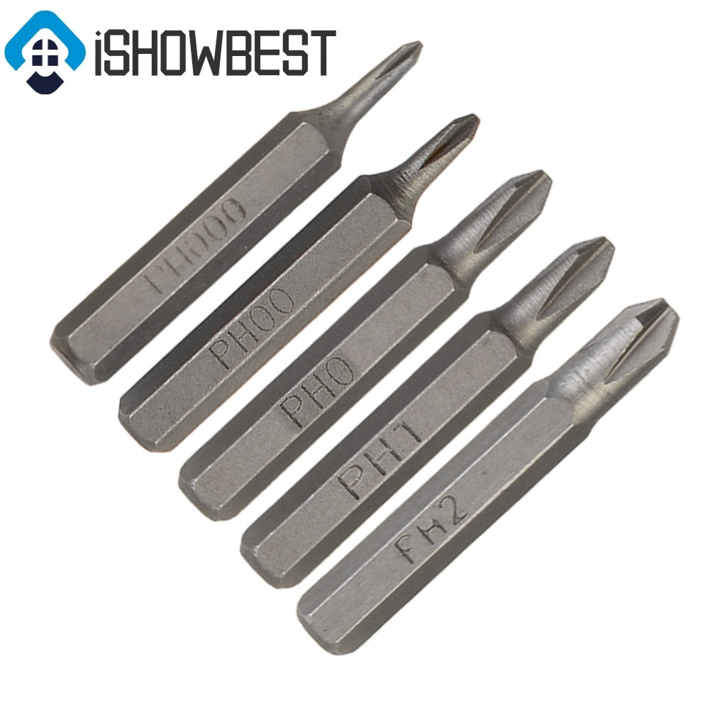 H4 28 มม.ไขควงบิต PH0000 PH000 PH00 PH0 PH1 PH2 4 มม.Hex Shank