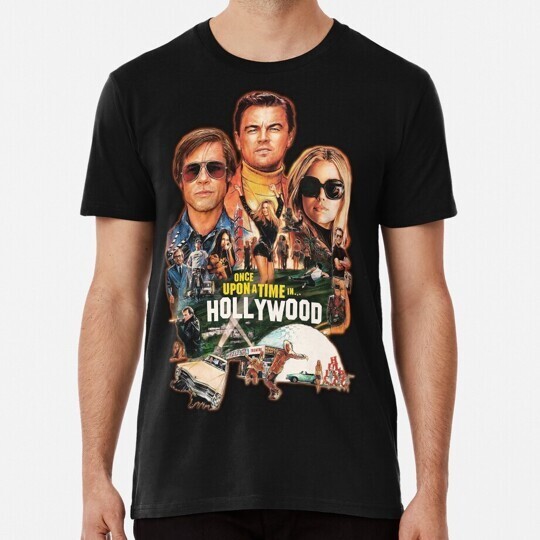 เสื้อยืดผู้ชายแบบ Once Upon A Time In Hollywood ดีไซน์โดดเด่น สวมใส่สบาย