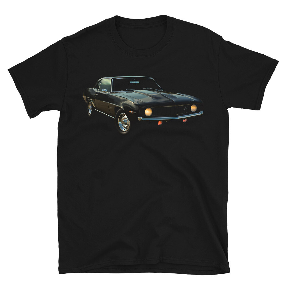 Camaro Z28 Mens T เสื้อ Vintage Chevy Classic Muscle Car ผ้าฝ้าย 100%