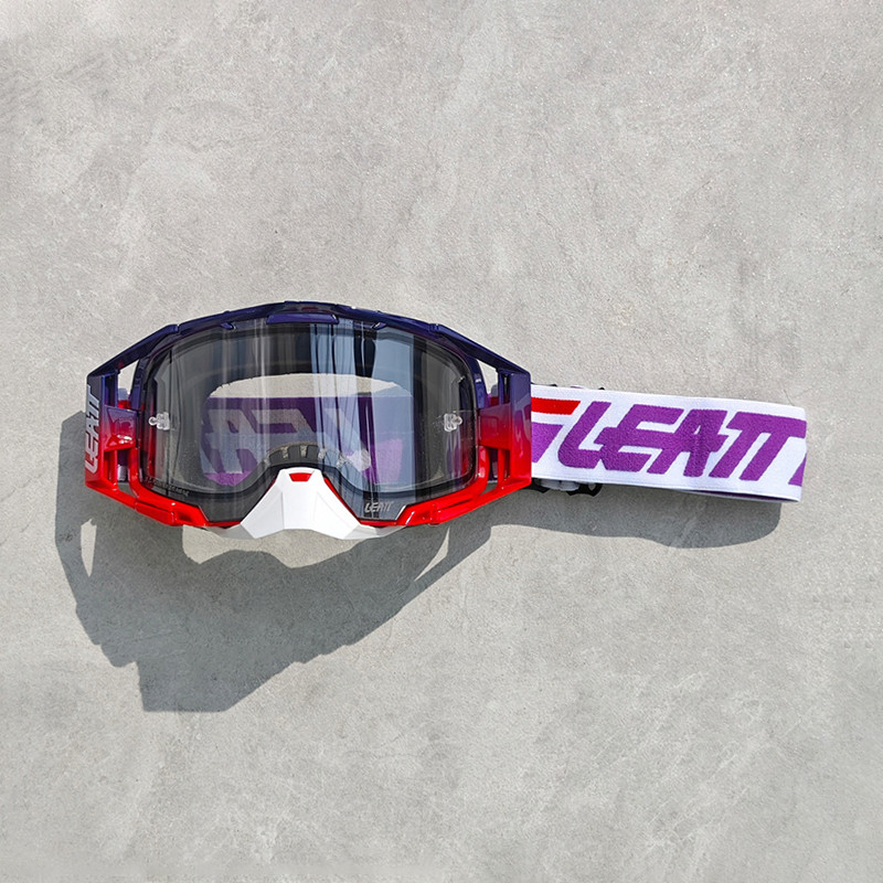 LEATT Velocity 6.5 Iriz Motocross Goggles UV400 ผู้ชายผู้หญิงรถจักรยานยนต์แว่นตา Off-road กีฬาหมวกกันน็อค Goggle Moto Shades googles สําหรับ Enduro MTB ATV MX