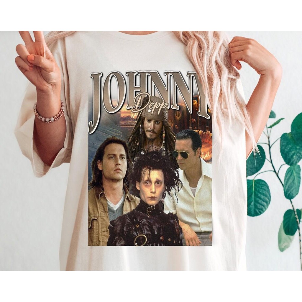 Justice Johnny Depp Vintage Pirate Johnny Depp Homage Tshirt Johnny Depps Johnny Depp Rottenborn ทนา