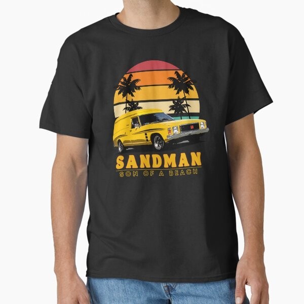 Holden Sandman - Son Of A Beach Blk Classic T เสื้อยืดสำหรับผู้ชายใหม่ล่าสุด โดดเด่นและใส่สบาย แบบคอ