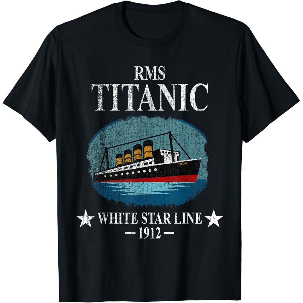 Rms Titanic White Star Line Cruise Ship 1912 เสื้อยืดของขวัญ