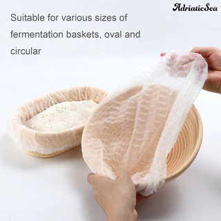 [COD]✰Banneton ขนมปัง Proofing ตะกร้า Liner ผ้าเกรดอาหาร Non-Stick Dough Liner สําหรับ Sourdough ชามขนมปังนํากลับมาใช้ใหม่ยืดหยุ่น