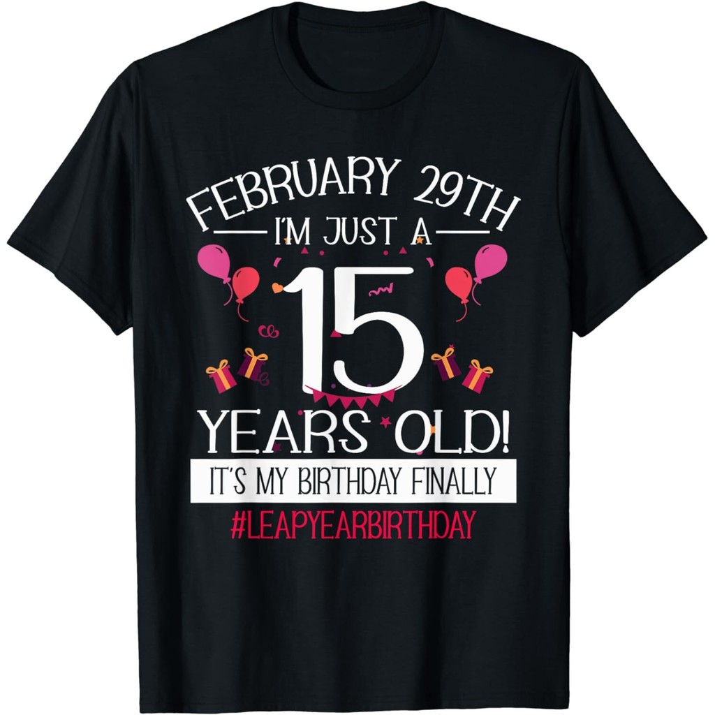 ก.พ 29Th Birthday Leap Year 60Th Birthday 60 Years เสื้อยืด
