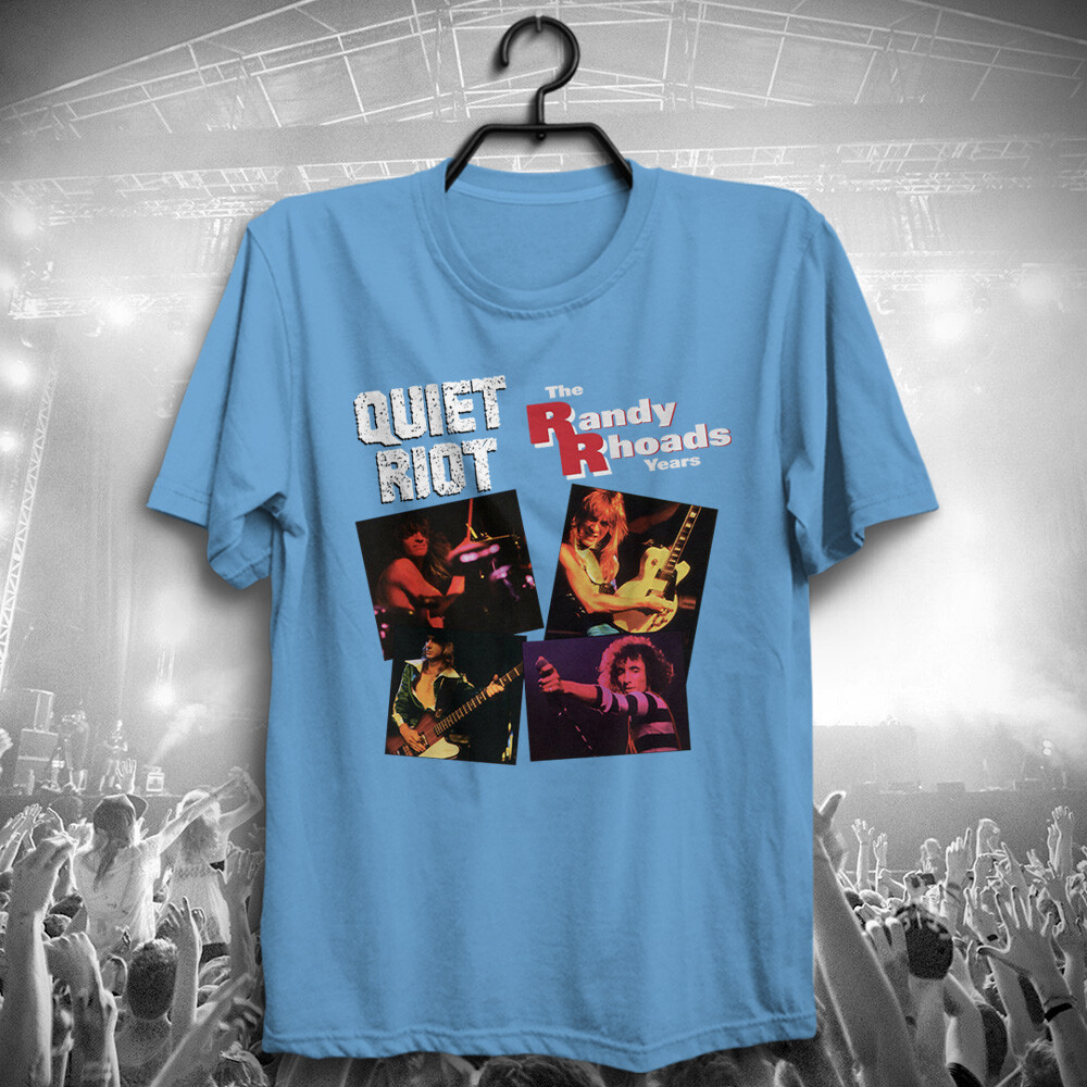 เสื้อยืดอัลบั้ม Randy Rhoads Quiet Riot Ozzy Osbourne ไม่ตลกมาก