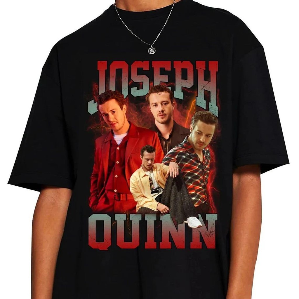 Joseph Quinn Jamie Campbell Bower Tshirt Joe Keery David Harbour T Dacre Montgomery เสื้อกันหนาวสําห
