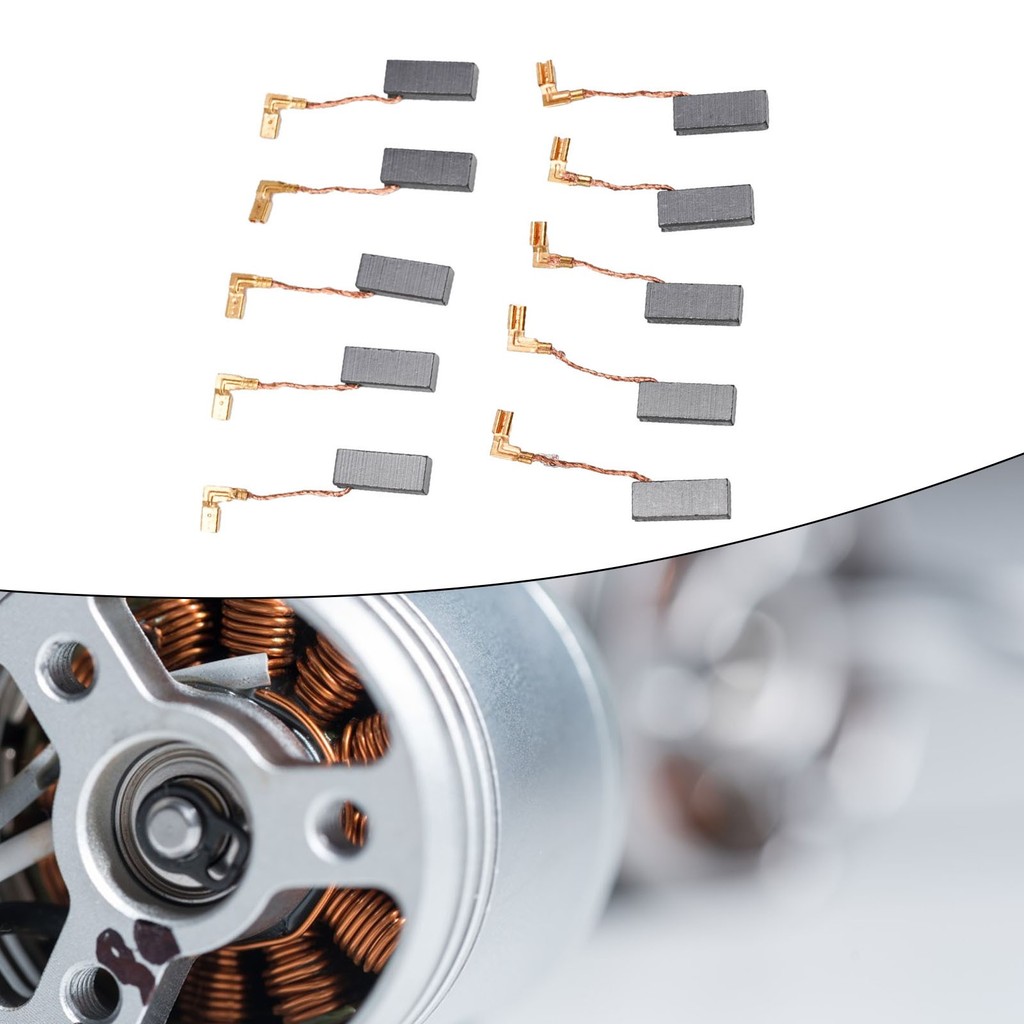 [FRDE-Hot] 10 ชิ้นแปรงขนาดที่แตกต่างกันแปรงคาร์บอนสําหรับมอเตอร์ไฟฟ้าเครื่องมือซ่อม❀ - รูปที่ 5