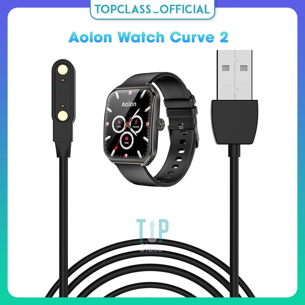 เปลี่ยนแท่นชาร์จ USB สายชาร์จสําหรับ Aolon Watch Curve 2 Smart Watch