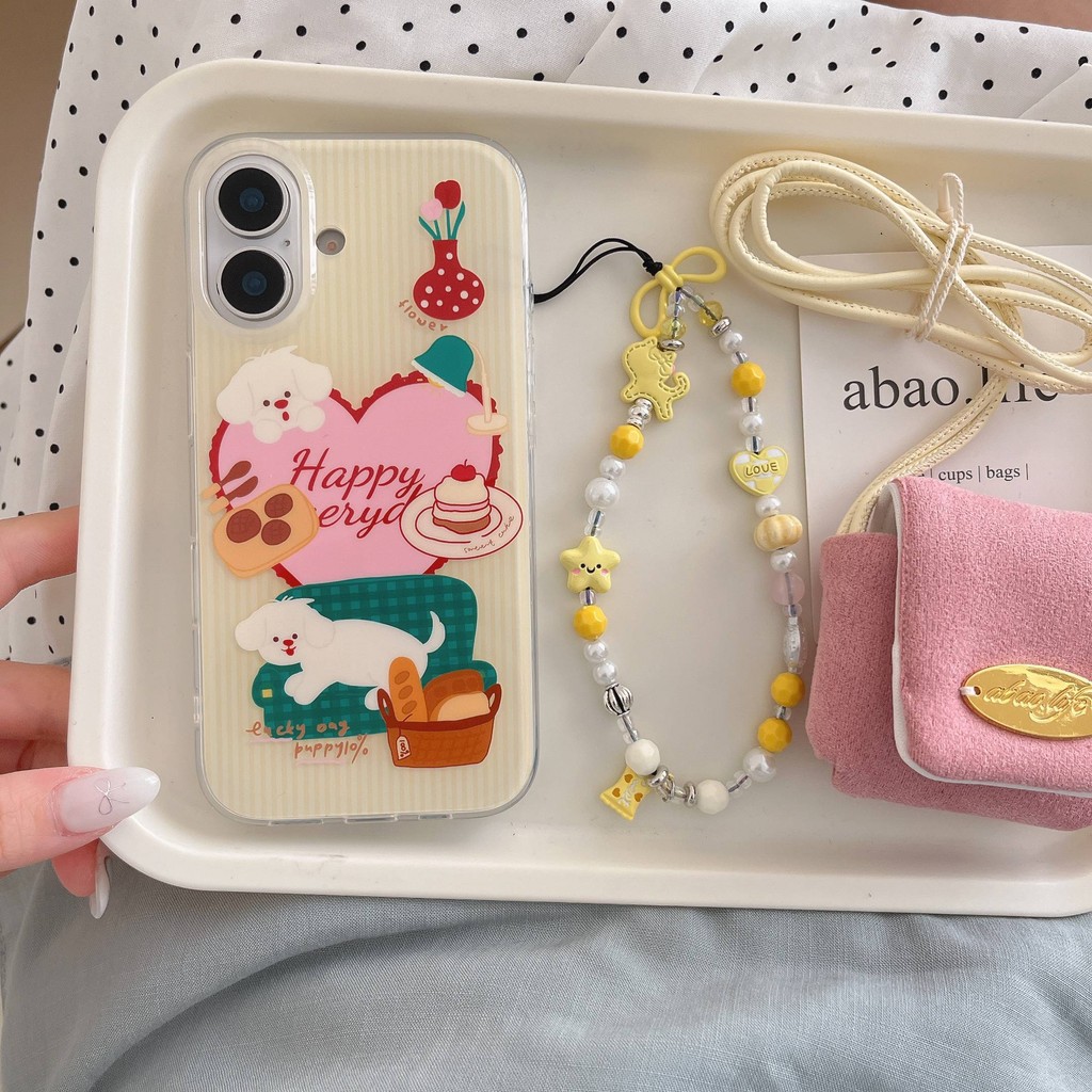 เคสไอโฟน เคสมือถือการ์ตูนน้องหมา เคสไอโฟน 13 น่ารัก กันกระแทก รุ่น iPhone 13 ถึง iPhone 16