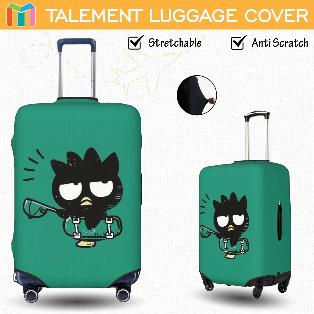 BADTZ-MARU ผ้าคลุมกระเป๋าเดินทาง ผ้าสแปนเด็กซ์ แบบยืดหยุ่น ยืดหยุ่น Luggage Cover 18 20 22 24 26 28 