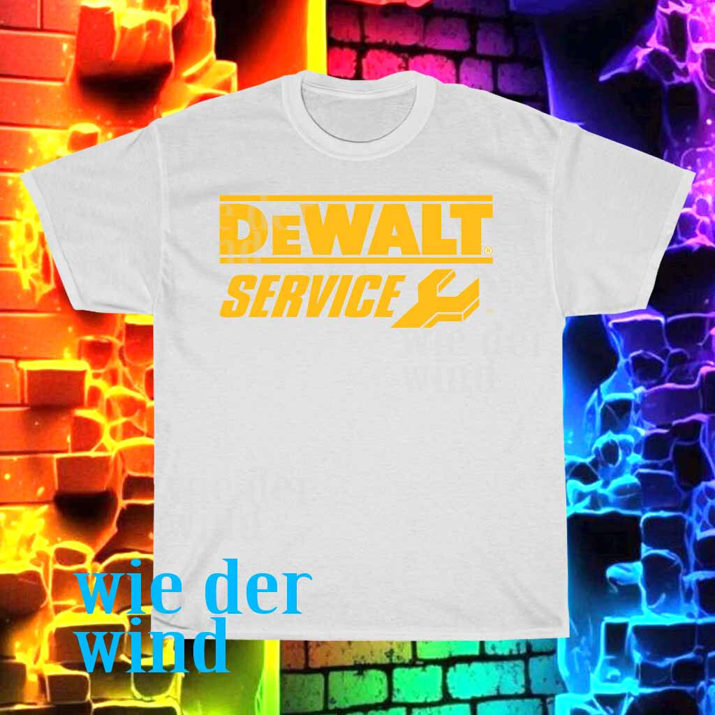 เสื้อยืดผู้ชาย Dewalt Logo Fun Size S ถึง 5XL