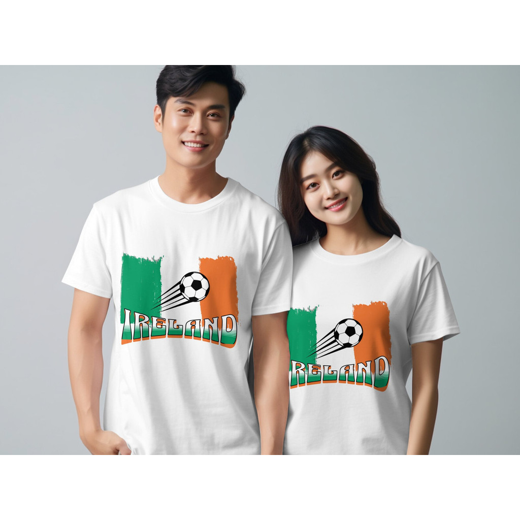 Ireland Football T-Shirt European Tournament Unisex Soccer Tshirt Euros 2024
