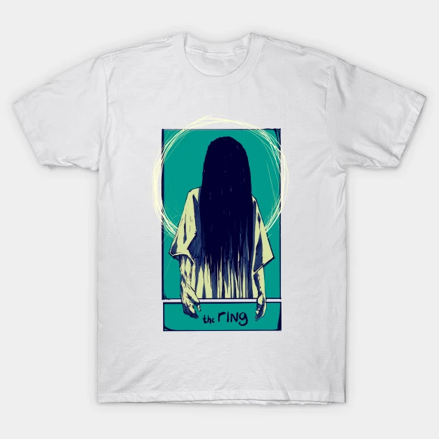 2000s Horror Samara The Ring Ghost Mystery Videotape Naomi Watts T Shirt