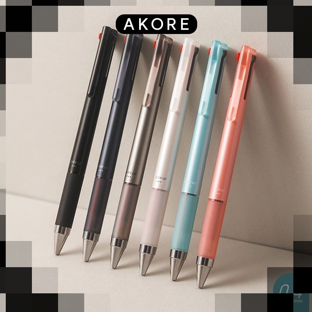 PILOT Juice Up ปากกาลูกลื่นหมึกเจลเม็ดสีสูตรน้ํา 3 / 4 สี 0.4 มม. เติม made in Japan up3 up4 2 ชิ้น หมึกเจล ปากกาลูกลื่น 0.4 มม. made in japan