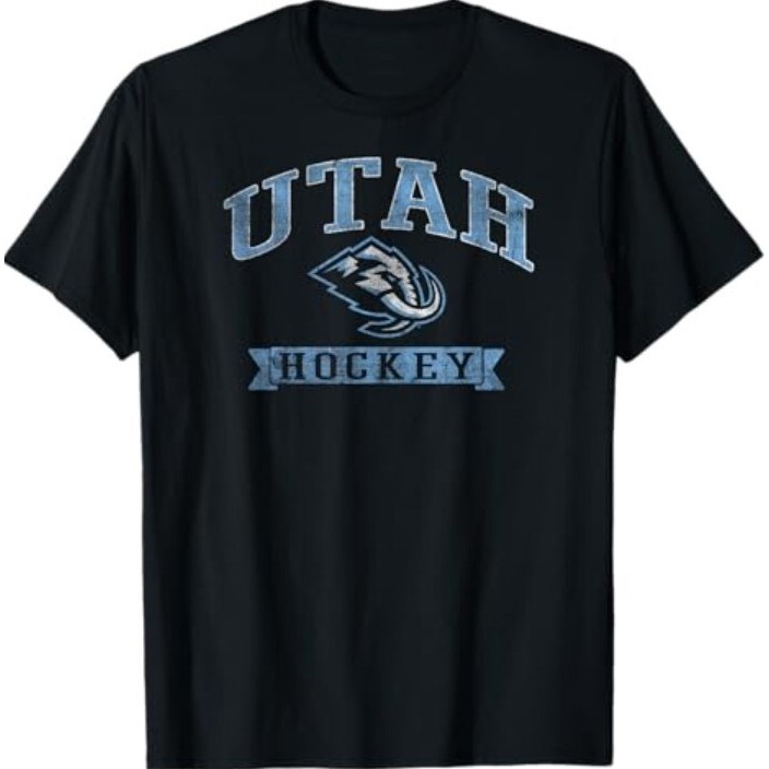 เสื้อยืดลิขสิทธิ์ Vintage Hockey Black NHL ly