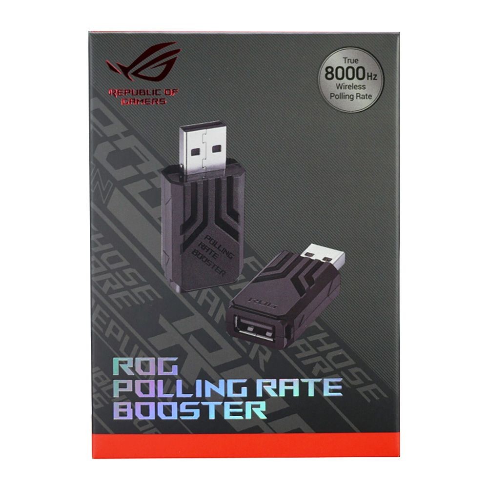 Asus ROG Polling Rate Booster AC09 (Black) 8000Hz USB Dongle for ROG mouse & keyboard, 90MP03T0-BRUA