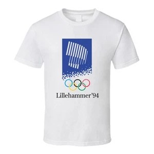 Lillehammer 1994 Winter Olympics T-shirt Mens new top