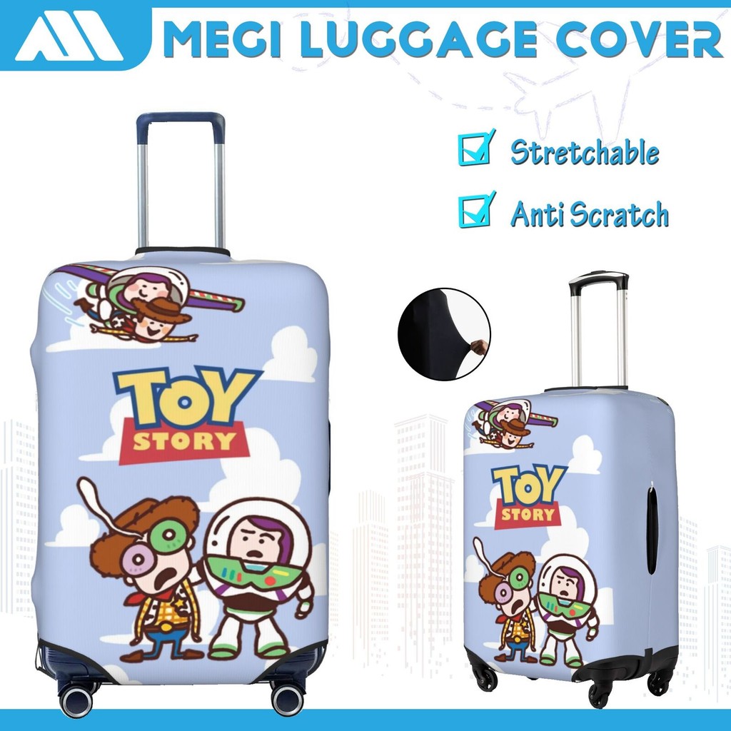 ผ้าคลุมกระเป๋าเดินทาง คาปิบารา หมามะพร้าว กะปิบาร่า ผ้าสแปนเด็กซ์ แบบยืดหยุ่น ยืดหยุ่น Toy Story Tra