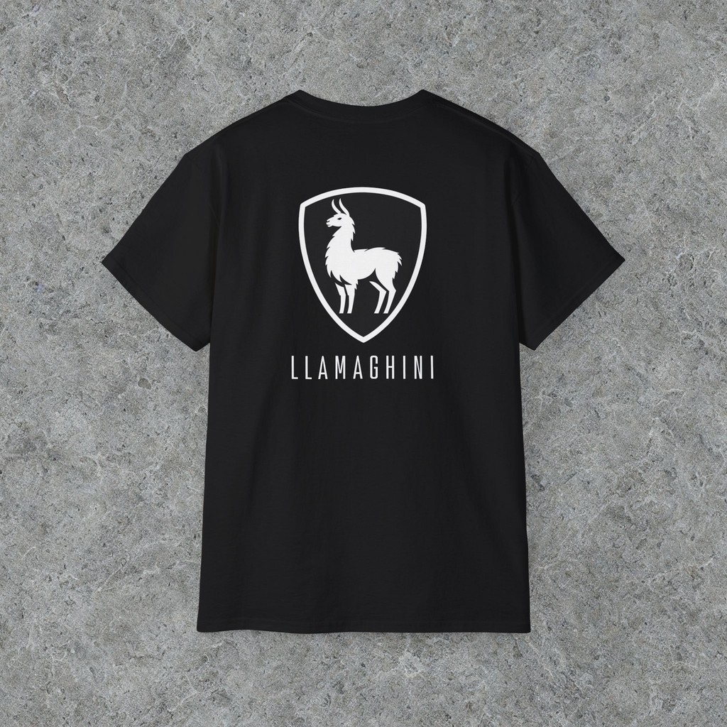 เสื้อยืด Llamaghini, เสื้อ Llama, เสื้อรถสปอร์ตแปลกใหม่, Llama ของขวัญ Llama Lover