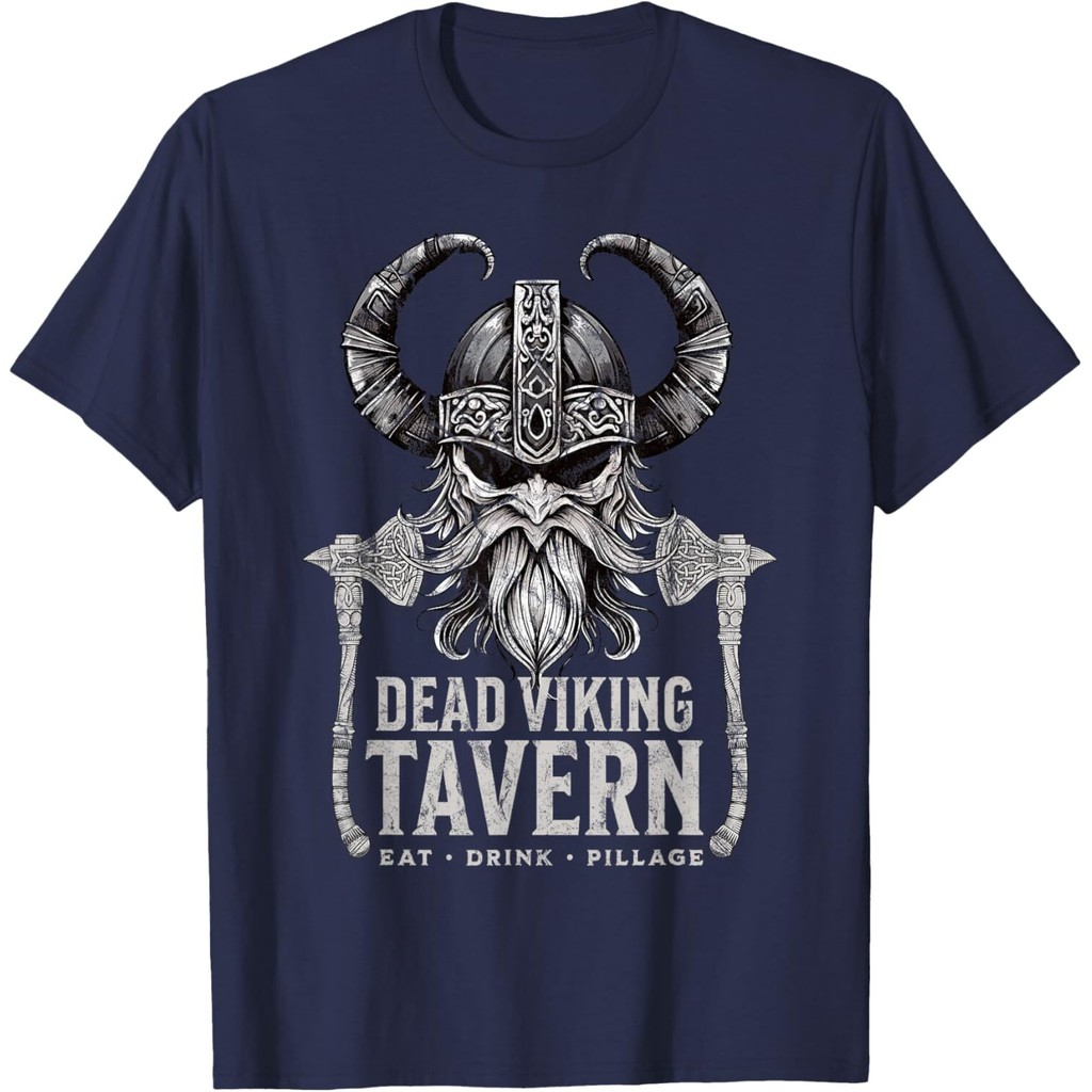 เสื้อยืดดื่ม Dead Viking Tavern Pub Mans