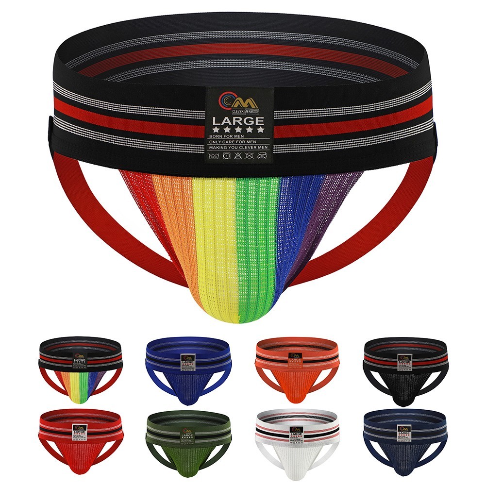 ⭐ ขายดี ⭐ เข็มขัดกว้างชุดชั้นในกางเกงบางซีทรูสำหรับบุรุษ - รูปที่ 4