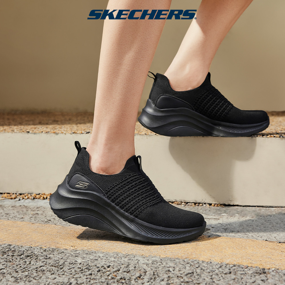 Skechers สเก็ตเชอร์ส รองเท้า ผู้หญิง BOB'S Sport Bobs Chaos Hi Shoes - 117514-BBK
