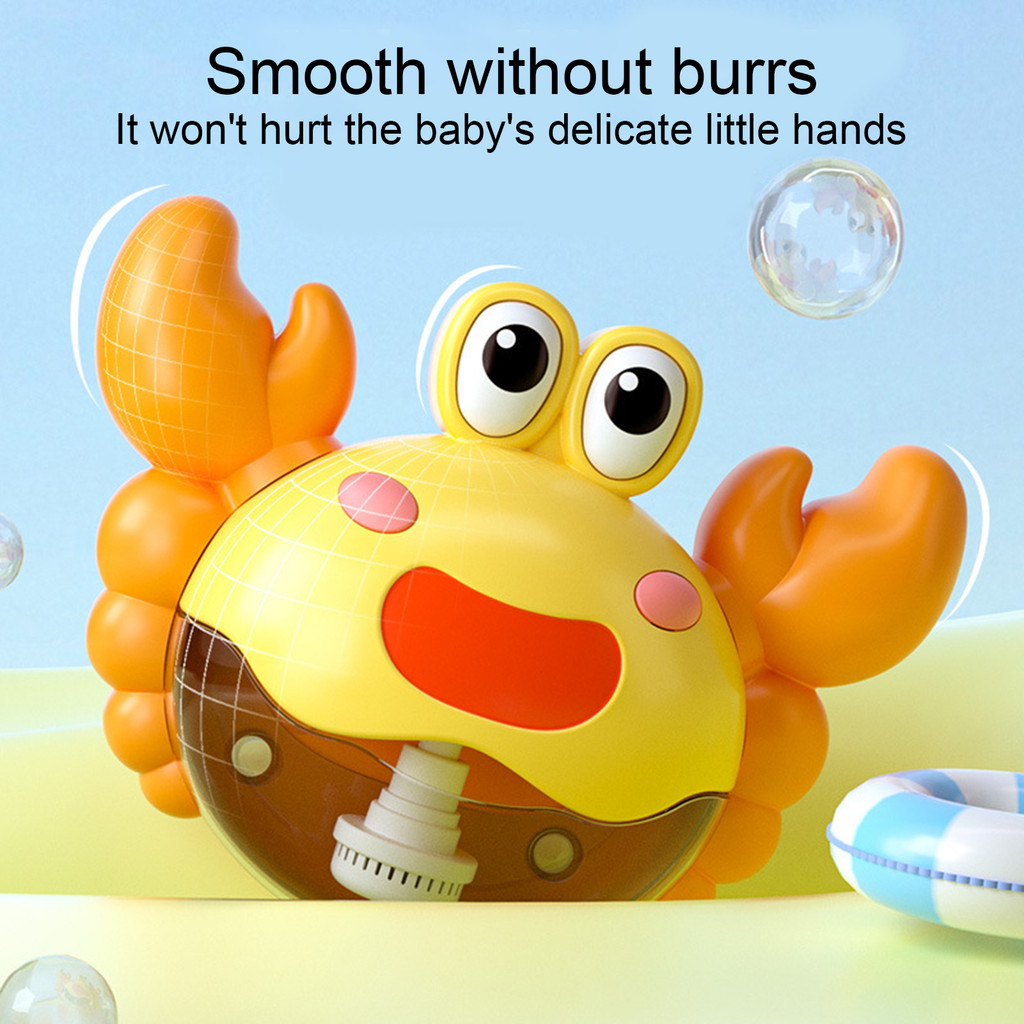 Gzmj Crab Bath Bubble Maker สําหรับเด็กกันน้ํา Bubble Machine อ่างอาบน้ําเด็กวัยหัดเดินของเล่นเด็ก B