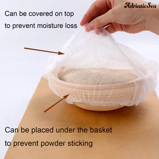 [COD]✰Banneton ขนมปัง Proofing ตะกร้า Liner ผ้าเกรดอาหาร Non-Stick Dough Liner สําหรับ Sourdough ชามขนมปังนํากลับมาใช้ใหม่ยืดหยุ่น