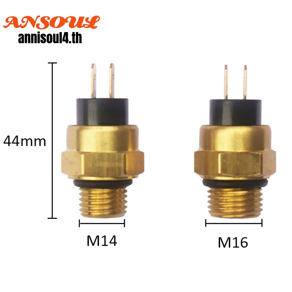 1PC M14/M16 หม้อน้ํารถจักรยานยนต์พัดลมหล่อเย็นอุณหภูมิน้ําสวิตช์เทอร์โม