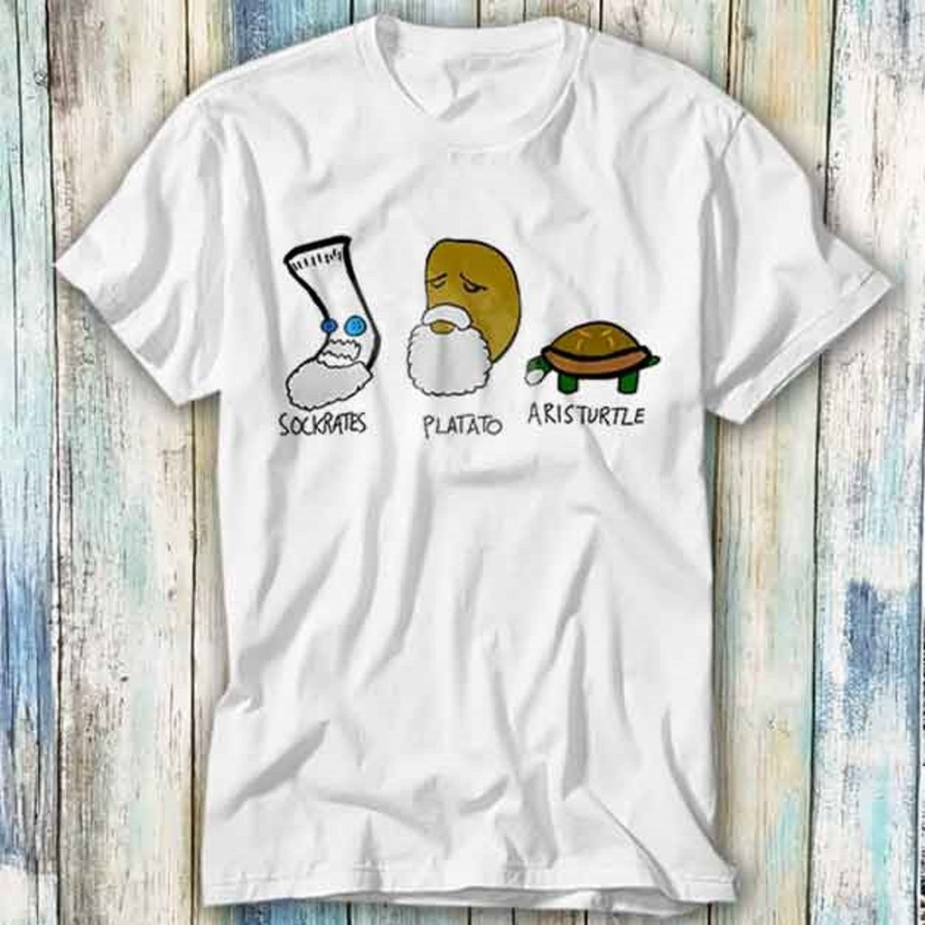 Socrates Plato Aristotle Philosphers Geek Funny 80S T Shirt
